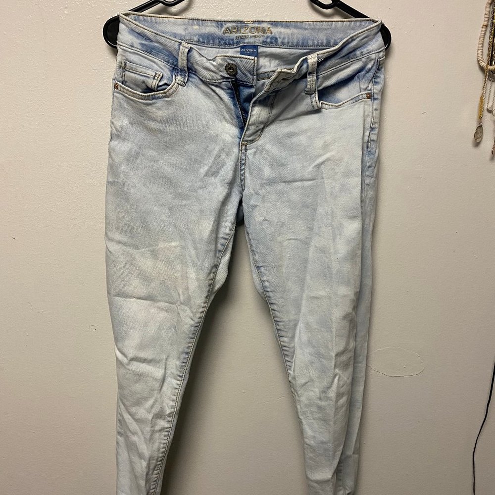 Light Colored Midrise Skinny Jeans